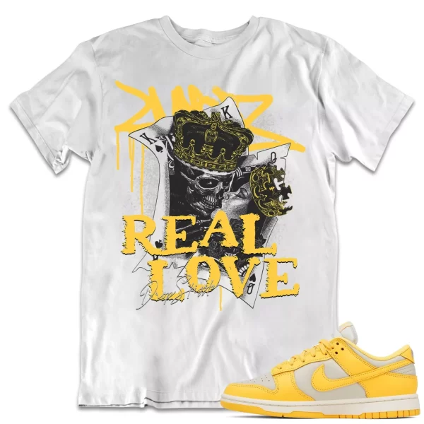 Shirt to Dunk Low Citron Pulse dropSkizzle - Real Love Sneaker Tee Jezsport.com