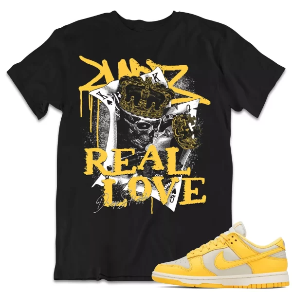 Shirt to Dunk Low Citron Pulse dropSkizzle - Real Love Sneaker Tee Jezsport.com