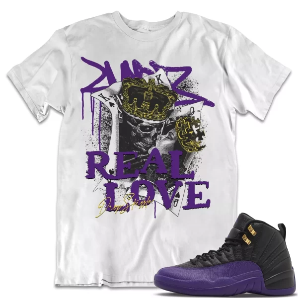 Shirt to Match Jordan 12 Field Purple 12s Sneaker dropSkizzle - Trust No One Tee Jezsport.com