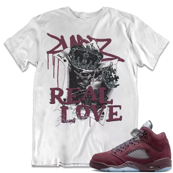 Shirt to Match Jordan 5 Burgundy 5s Sneaker dropSkizzle - Trust No One Tee Jezsport.com