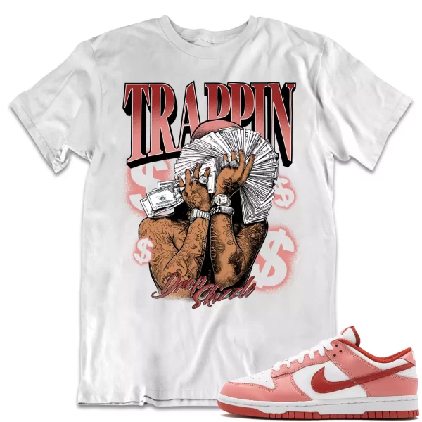 Shirt to Dunk Low Red Stardust dropSkizzle - TRAPPIN Sneaker Tee Jezsport.com