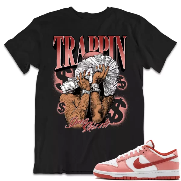 Shirt to Dunk Low Red Stardust dropSkizzle - TRAPPIN Sneaker Tee Jezsport.com