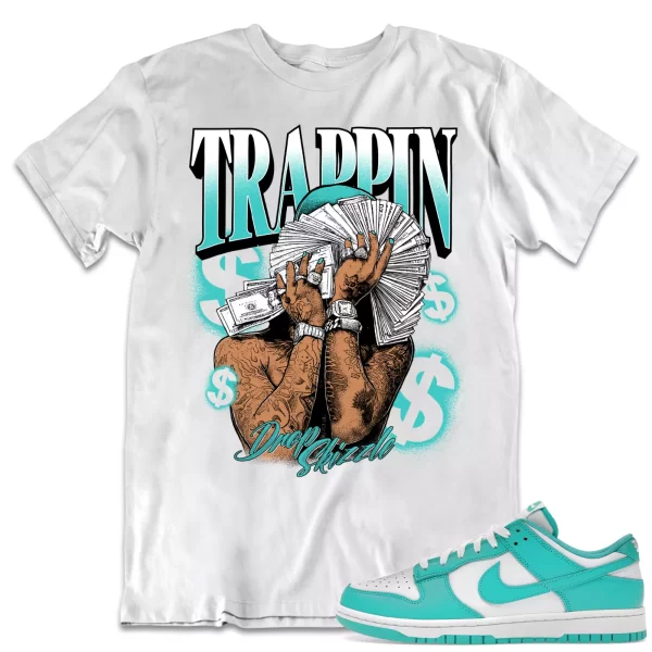 Shirt to Dunk Low Clear Jade dropSkizzle - TRAPPIN Sneaker Tee Jezsport.com