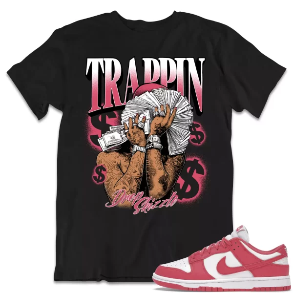 Shirt to Dunk Low Archeo Pink dropSkizzle - TRAPPIN Sneaker Tee Jezsport.com