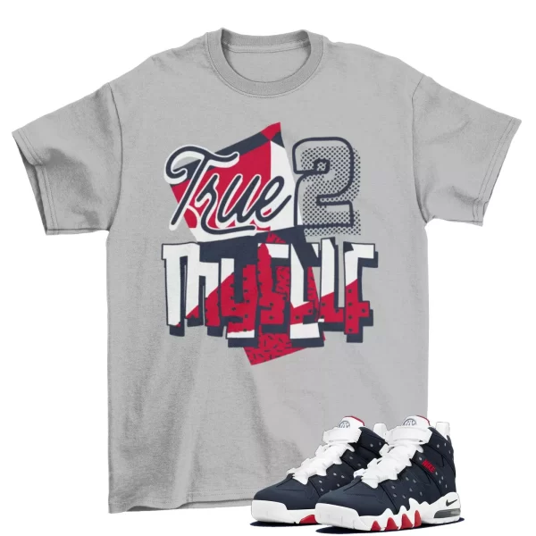 Stay Tru Sneaker Shirt Grey to Match Air Max 2 CB '94 USA D5160400 Jezsport.com