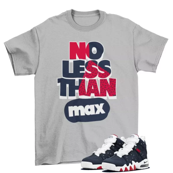 No Less Than Max Shirt Grey to Match Air Max 2 CB '94 USA D5160400 Jezsport.com