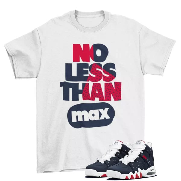 No Less Than Max Shirt White to Match Air Max 2 CB '94 USA D5160400 Jezsport.com