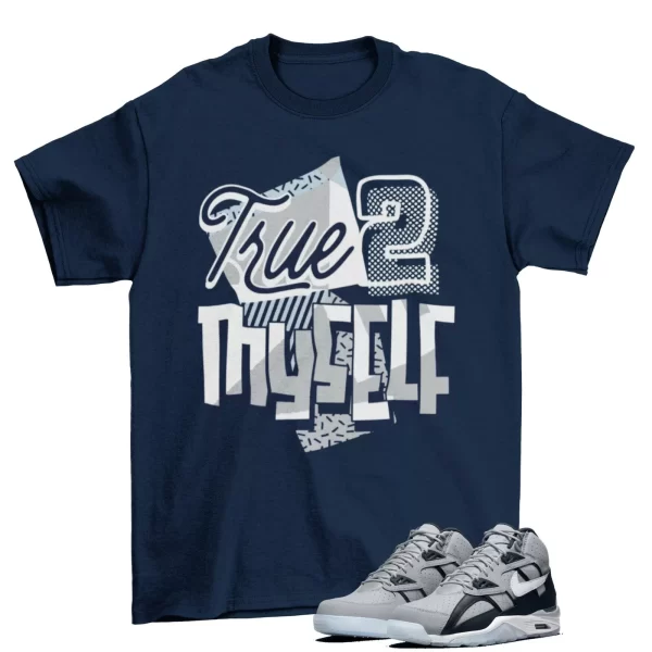 Stay True Shirt Navy to Match Air Trainer SC High M8320001 Jezsport.com