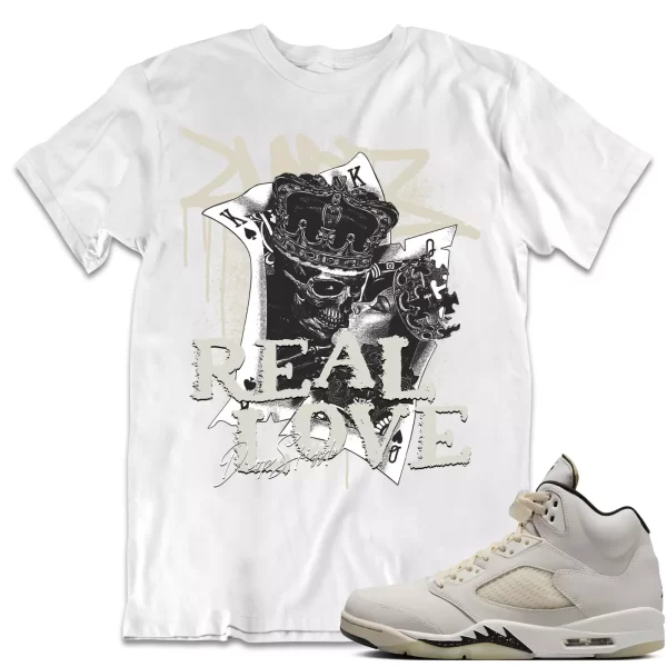 Shirt to Match Jordan 5 Sail 5s Sneaker dropSkizzle - Real Love Sneaker Jezsport.com