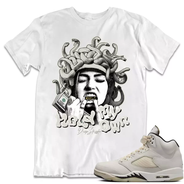 Shirt to Match Jordan 5 Sail 5s Sneaker dropSkizzle - Hold My Own Sneaker Jezsport.com