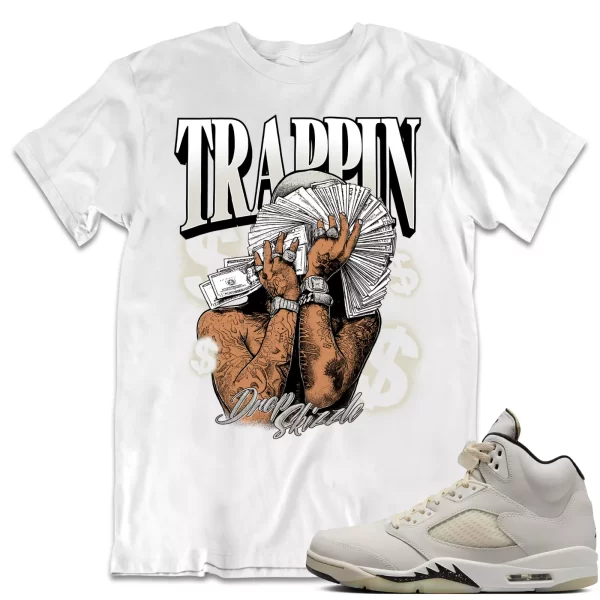 Shirt to Match Jordan 5 Sail 5s Sneaker dropSkizzle - Trappin Sneaker Jezsport.com