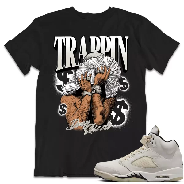 Shirt to Match Jordan 5 Sail 5s Sneaker dropSkizzle - Trappin Sneaker Jezsport.com