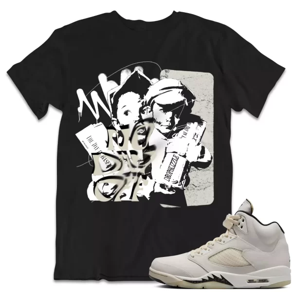 Shirt to Match Jordan 5 Sail 5s Sneaker dropSkizzle - No Day Off 2 Sneaker Jezsport.com