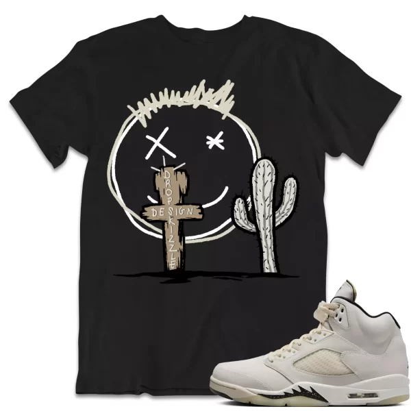 Shirt to Match Jordan 5 Sail 5s Sneaker dropSkizzl - Cactus Sneaker Tee Jezsport.com