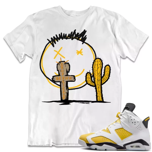 Shirt to Match Jordan 6 Yellow Ochre 6s Sneaker dropSkizzl - Cactus Sneaker Tee Jezsport.com