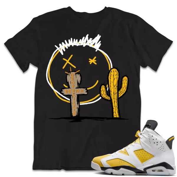 Shirt to Match Jordan 6 Yellow Ochre 6s Sneaker dropSkizzl - Cactus Sneaker Tee Jezsport.com