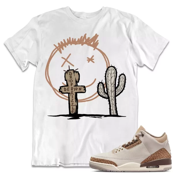 Shirt to Match Jordan 3 Palomino 3s Sneaker dropSkizzl - Cactus Sneaker Tee Jezsport.com