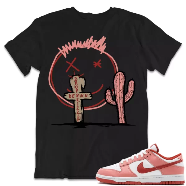 Shirt to Dunk Low Red Stardust Rugged Orange dropSkizzle - Cactus Sneaker Tee Jezsport.com