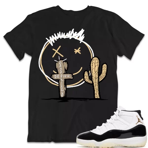 Shirt to Match Jordan 11 Gratitude 11s Sneaker dropSkizzl - Cactus Sneaker Tee Jezsport.com