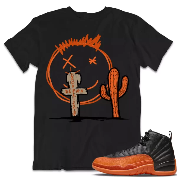 Shirt to Match Jordan 12 Brilliant Orange 12s Sneaker dropSkizzl - Cactus Tee Jezsport.com