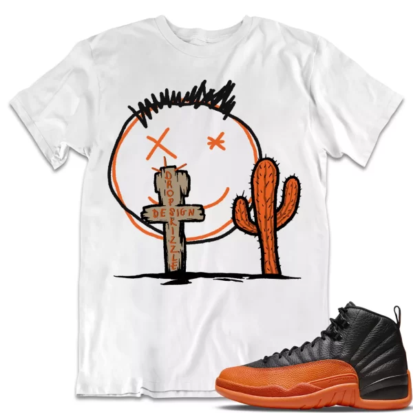 Shirt to Match Jordan 12 Brilliant Orange 12s Sneaker dropSkizzl - Cactus Tee Jezsport.com