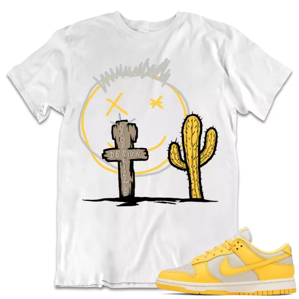 Shirt to Dunk Low Citron Pulse dropSkizzle - Cactus Sneaker Tee Jezsport.com