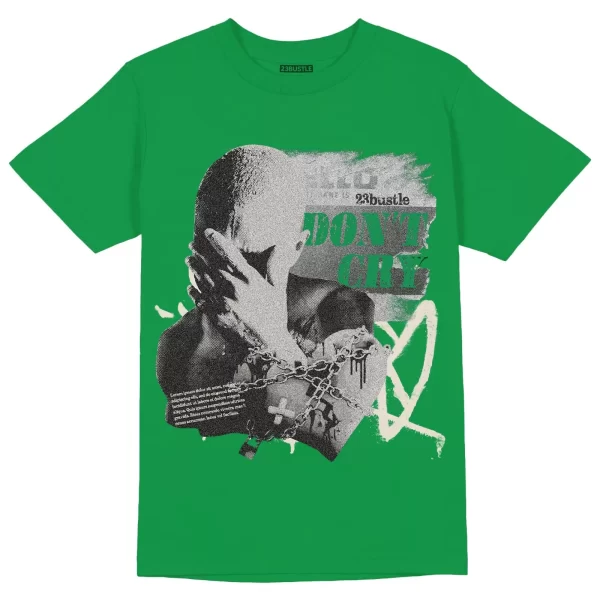 Shirt to Match Jordan 3 Lucky Green 3s Sneaker 23Bustle - Don't Cry Sneaker Tee Jezsport.com