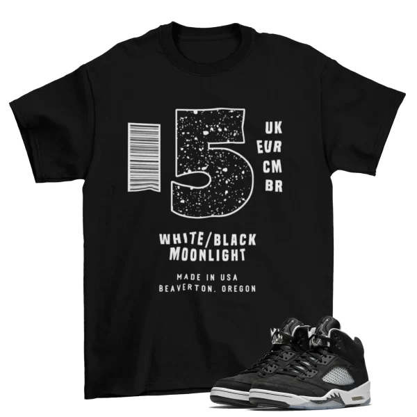 Moonlight Shoebox Shirt to Match Jordan 5 Retro Moonlight CT4838-011 Jezsport.com