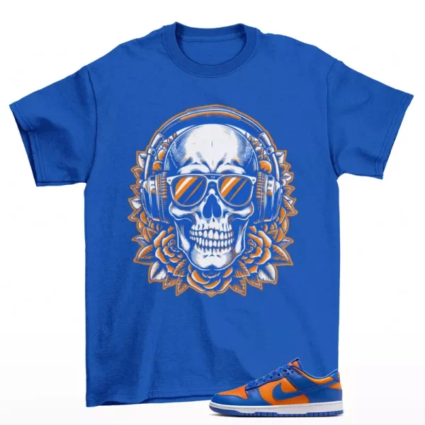 Deadstock Sneaker Shirt Royal to Match Dunk Low Knicks DV0833-800 Jezsport.com