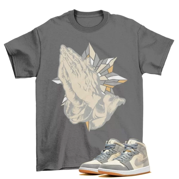 Blessed Sneaker Shirt to Match Jordan 1 Mid SE Coconut Milk DN4281-100 Jezsport.com