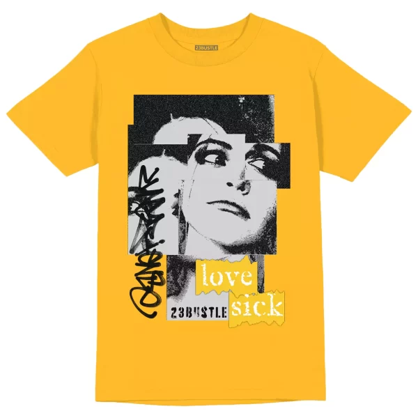 Shirt to Match Jordan 6 Yellow Ochre 6s Sneaker 23Bustle - Love Sick Sneaker Tee Jezsport.com