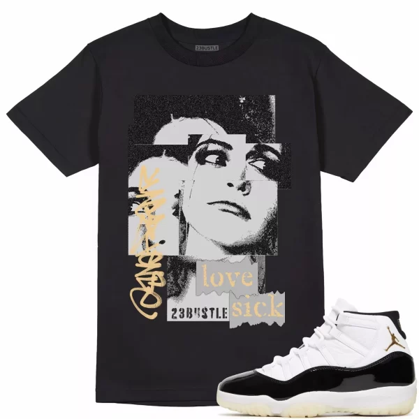 Shirt to Match Jordan 11 Gratitude 11s Sneaker 23Bustle - Love Sick Sneaker Tee Jezsport.com