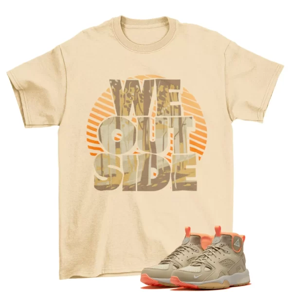 We Outside Sneaker Shirt to Match ACG Air Mowabb Limestone DM0840-200 Jezsport.com