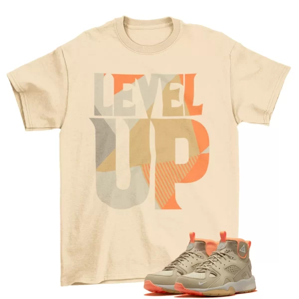 Level Up Sneaker Shirt to Match ACG Air Mowabb Limestone DM0840-200 Jezsport.com