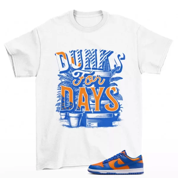 Stacked Sneaker Shirt to Match Dunk Low Knicks DV0833-800 Jezsport.com