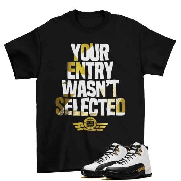 Sneaker L Shirt to Match Air Jordan 12 Royalty CT8013-170 Jezsport.com