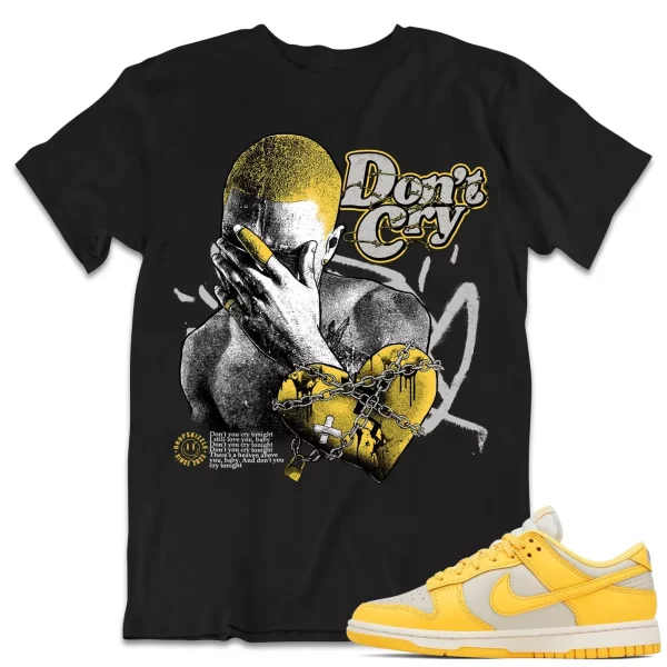 Shirt to Match Dunk Low Citron Pulse Sneaker dropSkizzle - Don't Cry Tee Jezsport.com