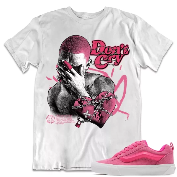 Shirt to Match Vans KNU Skool Pink Sneaker dropSkizzle - Don't Cry Tee Jezsport.com