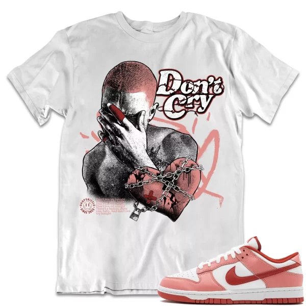 Shirt to Match Dunk Low Red Stardust Rugged Orange dropSkizzle - Don't Cry Tee Jezsport.com