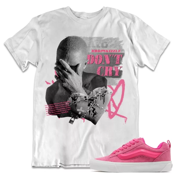 Shirt to Match Vans KNU Skool Pink Sneaker dropSkizzle - Don't Cry Grunge Jezsport.com