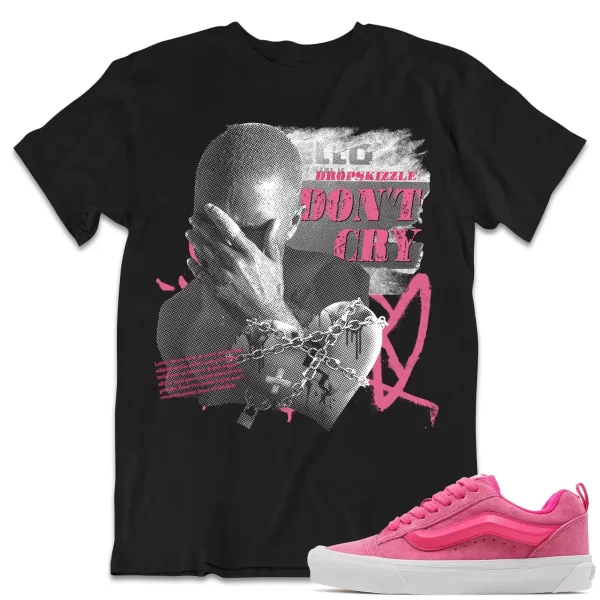 Shirt to Match Vans KNU Skool Pink Sneaker dropSkizzle - Don't Cry Grunge Jezsport.com