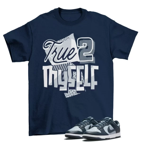 Be True Sneaker Shirt to Match Dunk Low Georgetown Championship Grey DD1391-003 Jezsport.com