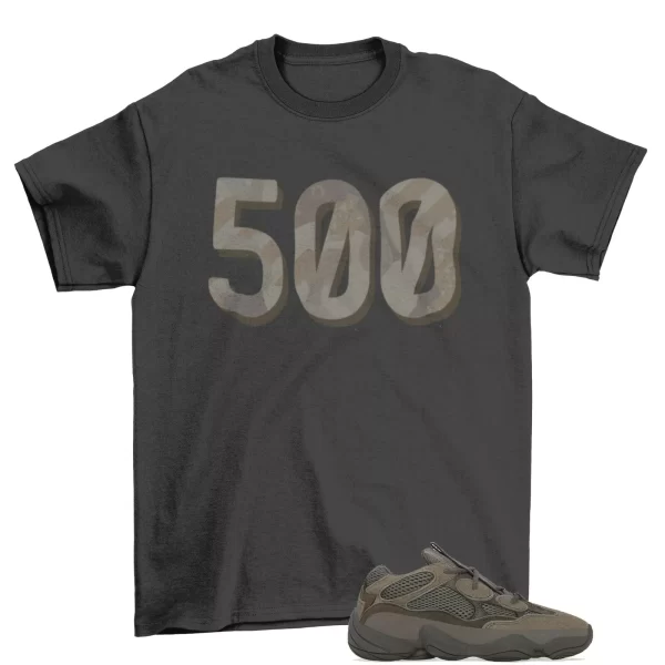 500 Pattern Sneaker Shirt to Match Yeezy Boost 500 Clay Brown Jezsport.com