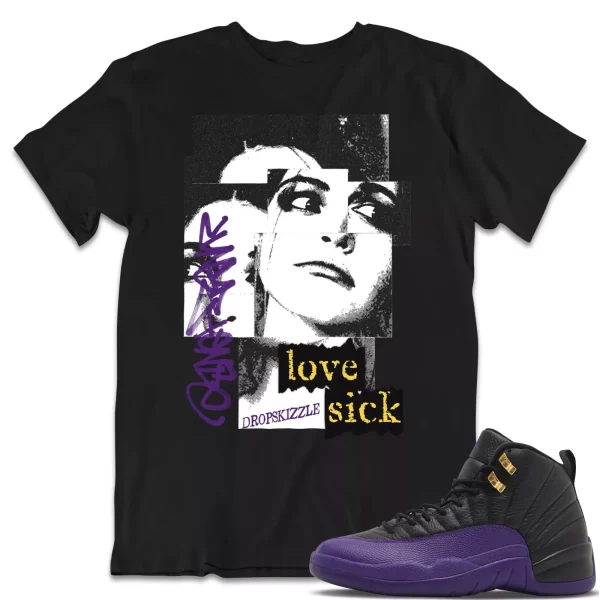 Shirt to Match Jordan 12 Field Purple 12s dropSkizzle - Love Sick Grunge Tee Jezsport.com