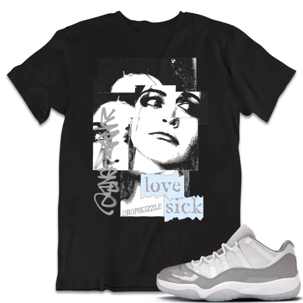 Shirt to Match Jordan 11 Cement Grey 11s dropSkizzle - Love Sick Grunge Tee Jezsport.com