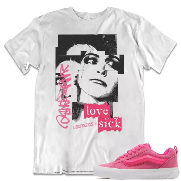 Shirt to Match Vans Skool Pink Sneaker dropSkizzle - Love Sick Grunge Sneaker T Jezsport.com