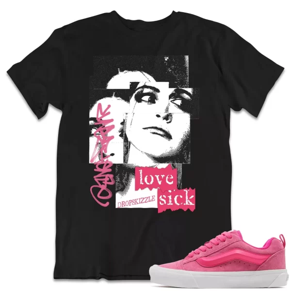 Shirt to Match Vans Skool Pink Sneaker dropSkizzle - Love Sick Grunge Sneaker T Jezsport.com