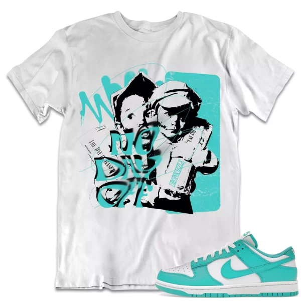 Shirt to Dunk Low Clear Jade dropSkizzle - No Day Off Grunge Sneaker Tee Jezsport.com