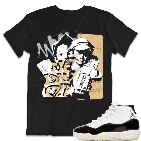 Shirt to Match Jordan 11 Gratitude 11s dropSkizzle - No Day Off Grunge Jezsport.com