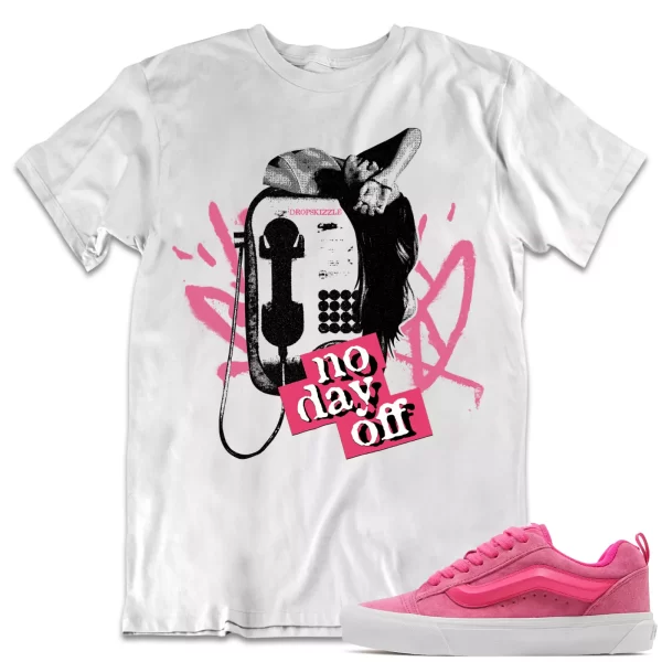 Shirt to Match Vans Skool Pink Sneaker dropSkizzle - No Day Off Sneaker Tee Jezsport.com